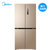 美的(Midea) 十字四门无霜家用电冰箱美的对开门电冰箱 BCD-440WTPM(E) 阳光米第2张高清大图