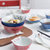 ***猫猫咪碗日式碗盘陶瓷餐具家用饭碗汤碗面碗盘子可爱碗碟套装(T红蓝色勺 默认版本)第3张高清大图
