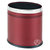 南方新品椭圆双层镂空花纹垃圾桶不锈钢垃圾筒家用厨房垃圾桶酒店宾馆用客房桶 GPX-45C(红色烤漆)第2张高清大图
