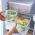 塑料冰箱保鲜盒厨房透明分格带盖水果食品储物盒密封配料收纳盒子(独立带盖款（1个） 默认)第2张高清大图