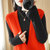 2022春秋新款羊绒女士V领无袖套头纯色马甲毛衣针织马夹 GH039(红色 XL)第4张高清大图