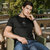 爱登堡男装夏季新品短袖T恤男青年时尚舒适透气修身打底体恤衫(黑色 165)第6张高清大图