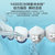 美的(Midea) 小蓝鲸牙齿清洗冲牙器MC-BJ0101 便携式洗牙神器家用 水牙线 洗牙器 洁牙器 非电动牙刷(银色 热销)第3张高清大图