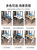电脑台式桌家用简易卧室小型学生写字台简约现代办公桌电竞桌书桌(长160宽60高75【黑架+黑桌面】送主机托)第5张高清大图