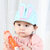 春秋季宝宝帽子婴儿男童儿童棒球鸭舌帽0-3-6-12个月新生儿男童女童鸭舌帽(天蓝色)第4张高清大图