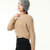 东大门女式新款时尚都市性感短款镂空长袖纯色毛衣百搭针织衫(巧克力色 均码)第2张高清大图