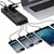 奥睿科（ORICO）HPC-8A5U 智能5口USB数码充电器 8位插座/插排/插线板/接线板(黑色 1.5M)第2张高清大图