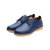 洛尚LSA22 新款英伦时尚简约男士皮鞋潮流百搭男鞋休闲男单鞋(蓝色)第4张高清大图