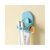 多功能挤牙膏器挂壁式免打孔浴室收纳架家用洗漱杯整理牙膏挤压器(蓝色)第4张高清大图
