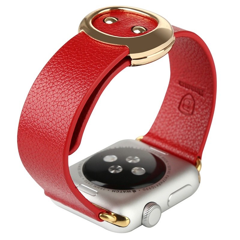 倍思applewatch名仕系列38mm表带(红色)