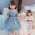 女童连衣裙夏2021新款裙子3岁童装4洋气儿童5夏季短袖6薄款公主裙(蓝色 100)第4张高清大图