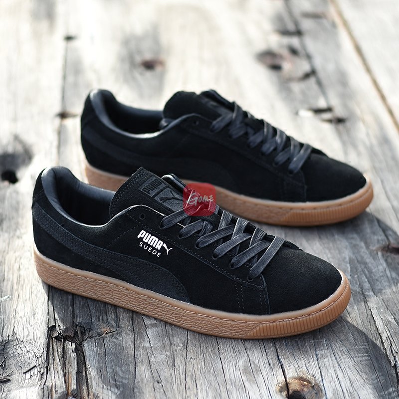 puma彪马女鞋蕾哈娜松糕鞋 suede黑棕白棕男板鞋厚底休闲鞋363559