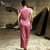 喜芬妮春夏款性感蕾丝公主镂空绣花丝质女士短袖睡衣家居服套装(6511西瓜红)第2张高清大图