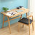 物槿 实木书桌电脑桌LXPT-01(原木色单桌+椅子 80cm)第2张高清大图